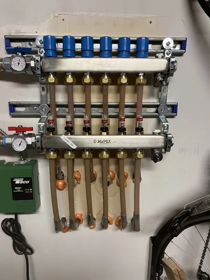 Plumber performing Leak Detection at a residential property in Alliance